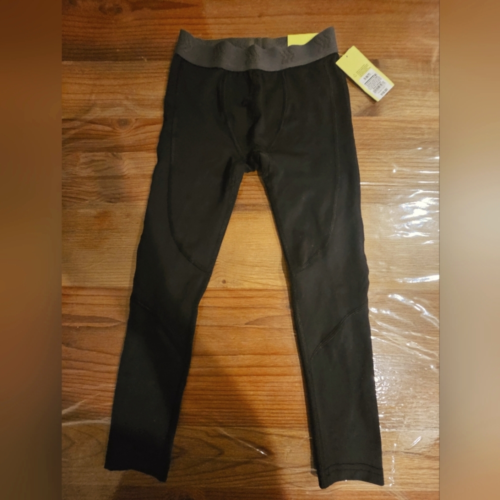 Youth S (6/7) All in Motion Youth Cold Weather Fitted Tights Black